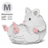 Jekca - Hamster 04-M04 - Big - Lego - Scultura - Costruzione - 4D - Animali di Mattoncini - Toys