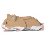 Jekca - Hamster 03-M01 - Big - Lego - Scultura - Costruzione - 4D - Animali di Mattoncini - Toys