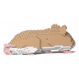 Jekca - Hamster 03-M01 - Big - Lego - Sculpture - Construction - 4D - Brick Animals - Toys