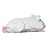 Jekca - Hamster 03-M04 - Big - Lego - Scultura - Costruzione - 4D - Animali di Mattoncini - Toys