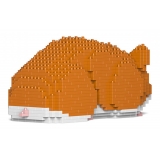 Jekca - Hamster 02-M03 - Big - Lego - Sculpture - Construction - 4D - Brick Animals - Toys