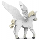 Jekca - Unicorn 02 - Big - Lego - Scultura - Costruzione - 4D - Animali di Mattoncini - Toys