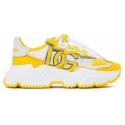 Dolce & Gabbana - Yellow and White Daymaster Sneakers - Dolce & Gabbana Exclusive Luxury Collection