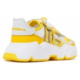 Dolce & Gabbana - Yellow and White Daymaster Sneakers - Dolce & Gabbana Exclusive Luxury Collection