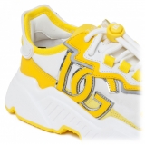 Dolce & Gabbana - Yellow and White Daymaster Sneakers - Dolce & Gabbana Exclusive Luxury Collection