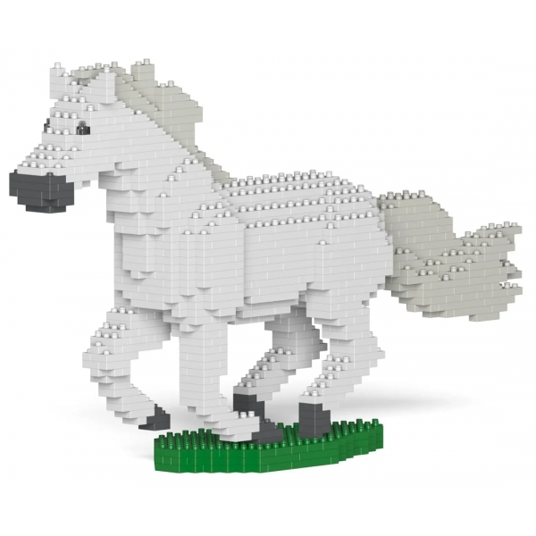 Jekca - Horse 01-M02 - Big - Lego - Sculpture - Construction - 4D - Brick Animals - Toys