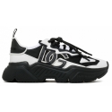 Dolce & Gabbana - Black and White Leather Day Master Sneakers - Dolce & Gabbana Exclusive Luxury Collection