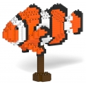 Jekca - Percula Clownfish 01 - Big - Lego - Sculpture - Construction - 4D - Brick Animals - Toys