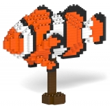 Jekca - Percula Clownfish 01 - Big - Lego - Sculpture - Construction - 4D - Brick Animals - Toys