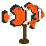 Jekca - Percula Clownfish 01 - Big - Lego - Sculpture - Construction - 4D - Brick Animals - Toys