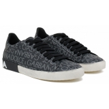 Dolce & Gabbana - Dark Grey and Light Grey Portofino Sneakers - Dolce & Gabbana Exclusive Luxury Collection