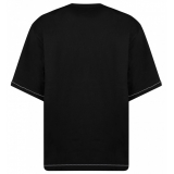 Dolce & Gabbana - Black Embroidered Logo T-Shirt - Dolce & Gabbana Exclusive Luxury Collection