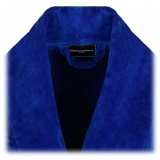 Dolce & Gabbana - Accappatoio in Cotone Blu - Dolce & Gabbana Exclusive Luxury Collection