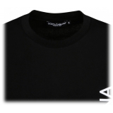 Dolce & Gabbana - Black Vertical Logo T-Shirt - Dolce & Gabbana Exclusive Luxury Collection