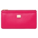 Dolce & Gabbana - Pink Logo Plaque Wallet - Dolce & Gabbana Exclusive Luxury Collection