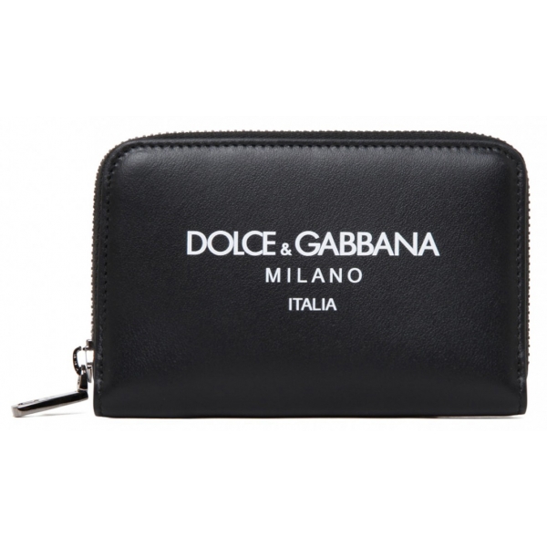 Dolce & Gabbana - Black Logo Print Wallet - Dolce & Gabbana Exclusive Luxury Collection