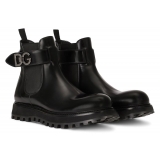 Dolce & Gabbana - Black Beatles Boots - Dolce & Gabbana Exclusive Luxury Collection