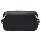 Dolce & Gabbana - Black Logo Embossed Crossbody Bag - Dolce & Gabbana Exclusive Luxury Collection