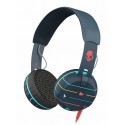 Skullcandy - Grind - Striped Navy - On-Ear Headphones with Microphone