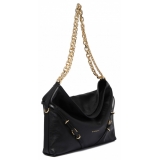 Givenchy - Black Medium Voyou Shoulder Bag - Givenchy Exclusive Luxury Collection