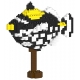 Jekca - Clown Triggerfish 01 - Big - Lego - Sculpture - Construction - 4D - Brick Animals - Toys