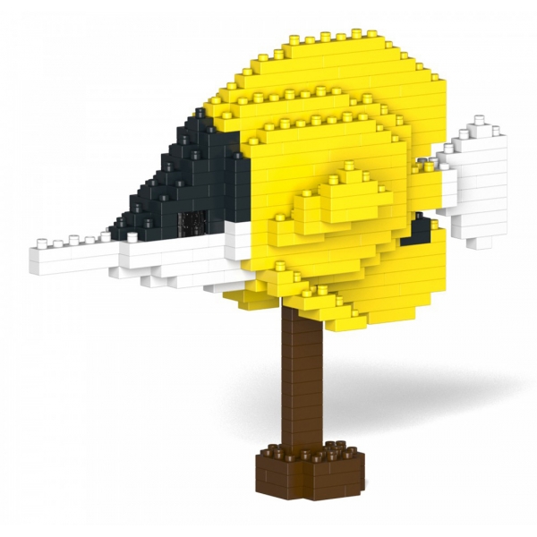 Jekca - Forceps Butterflyfish 01 - Big - Lego - Scultura - Costruzione - 4D - Animali di Mattoncini - Toys