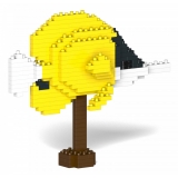 Jekca - Forceps Butterflyfish 01 - Big - Lego - Sculpture - Construction - 4D - Brick Animals - Toys