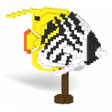 Jekca - Threadfin Butterflyfish 01 - Big - Lego - Sculpture - Construction - 4D - Brick Animals - Toys