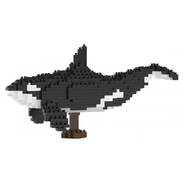 Jekca - Killer Whale 01 - Big - Lego - Scultura - Costruzione - 4D - Animali di Mattoncini - Toys