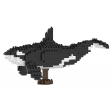 Jekca - Killer Whale 01 - Big - Lego - Sculpture - Construction - 4D - Brick Animals - Toys