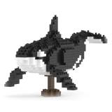 Jekca - Killer Whale 01 - Big - Lego - Sculpture - Construction - 4D - Brick Animals - Toys