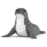 Jekca - Seal 01 - Big - Lego - Sculpture - Construction - 4D - Brick Animals - Toys