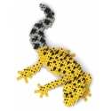 Jekca - Leopard Gecko 01 - Big - Lego - Scultura - Costruzione - 4D - Animali di Mattoncini - Toys