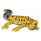 Jekca - Leopard Gecko 01 - Big - Lego - Scultura - Costruzione - 4D - Animali di Mattoncini - Toys