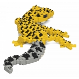 Jekca - Leopard Gecko 01 - Big - Lego - Sculpture - Construction - 4D - Brick Animals - Toys