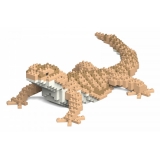 Jekca - Bearded Dragon 01 - Big - Lego - Sculpture - Construction - 4D - Brick Animals - Toys