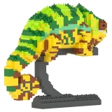 Jekca - Chameleon 01S - Lego - Sculpture - Construction - 4D - Brick Animals - Toys