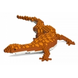 Jekca - Red Ackie 01 - Big - Lego - Sculpture - Construction - 4D - Brick Animals - Toys