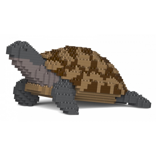 Jekca - Greek Tortoise 01 - Big - Lego - Sculpture - Construction - 4D - Brick Animals - Toys