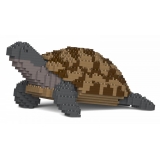 Jekca - Greek Tortoise 01 - Big - Lego - Sculpture - Construction - 4D - Brick Animals - Toys