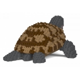 Jekca - Greek Tortoise 01 - Big - Lego - Sculpture - Construction - 4D - Brick Animals - Toys