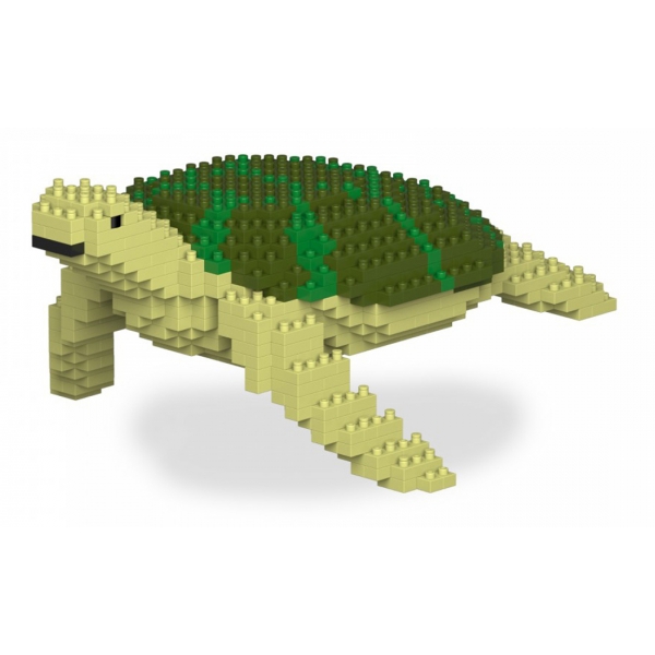 Jekca - Sea Turtle 01-M02 - Big - Lego - Sculpture - Construction - 4D - Brick Animals - Toys