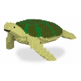 Jekca - Sea Turtle 01-M02 - Big - Lego - Scultura - Costruzione - 4D - Animali di Mattoncini - Toys