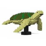 Jekca - Sea Turtle 01-M02 - Big - Lego - Sculpture - Construction - 4D - Brick Animals - Toys