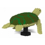 Jekca - Sea Turtle 01-M02 - Big - Lego - Scultura - Costruzione - 4D - Animali di Mattoncini - Toys