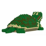 Jekca - Red-Eared Slider 01 - Big - Lego - Sculpture - Construction - 4D - Brick Animals - Toys