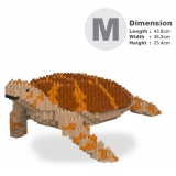 Jekca - Sea Turtle 01-M01 - Big - Lego - Sculpture - Construction - 4D - Brick Animals - Toys