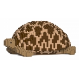 Jekca - Indian Star Tortoise 01 - Big - Lego - Sculpture - Construction - 4D - Brick Animals - Toys