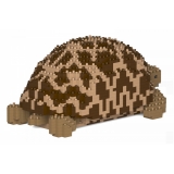 Jekca - Indian Star Tortoise 01 - Big - Lego - Sculpture - Construction - 4D - Brick Animals - Toys