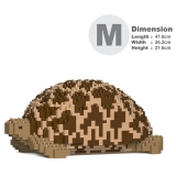 Jekca - Indian Star Tortoise 01 - Big - Lego - Scultura - Costruzione - 4D - Animali di Mattoncini - Toys